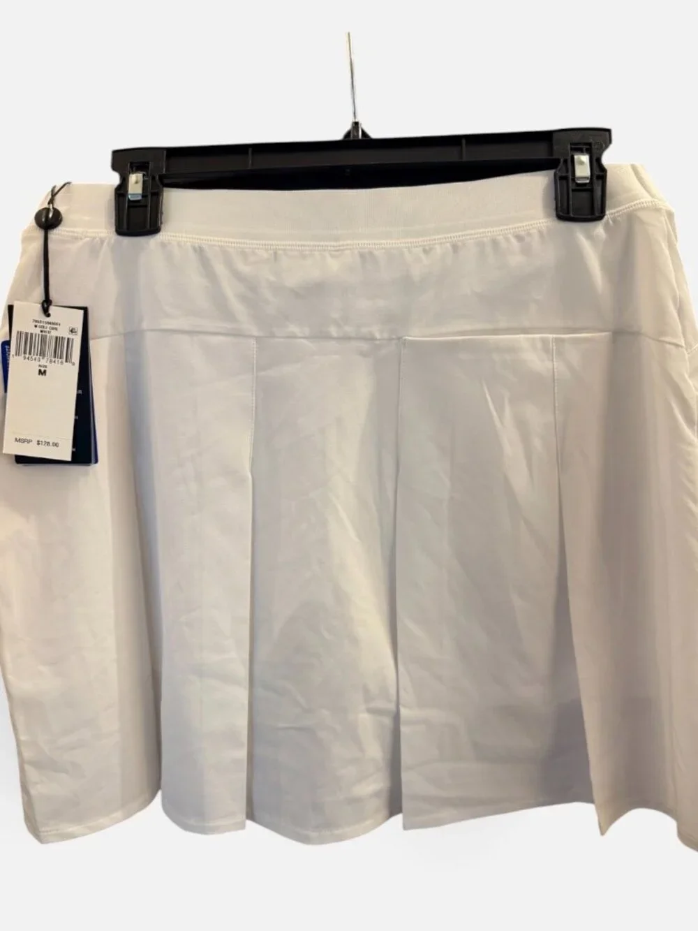 RLX Ralph Lauren Women's Golf Core 17” Skort White Pickleball Medium Pockets NWT